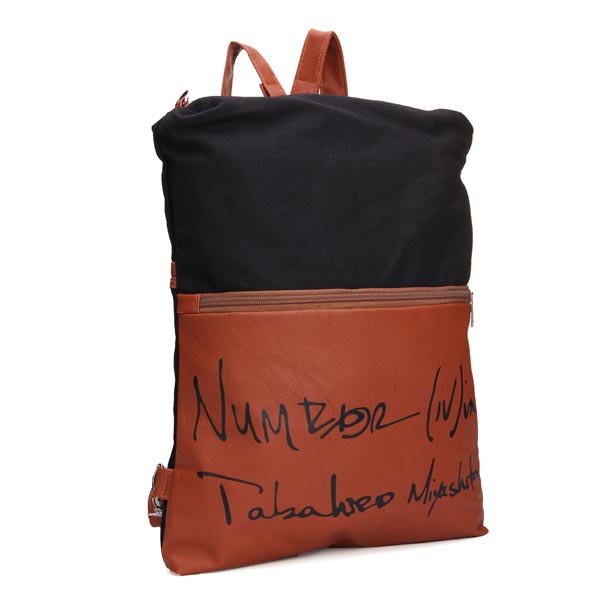 Girls Canvas Letter Print Shoulder Bag Backpacks Students Schoolbag